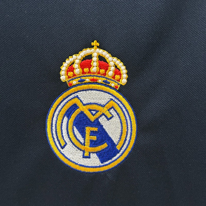 2003/04 Real Madrid Retro Away Navy Blue Jersey #23 Beckham UCL Personalized