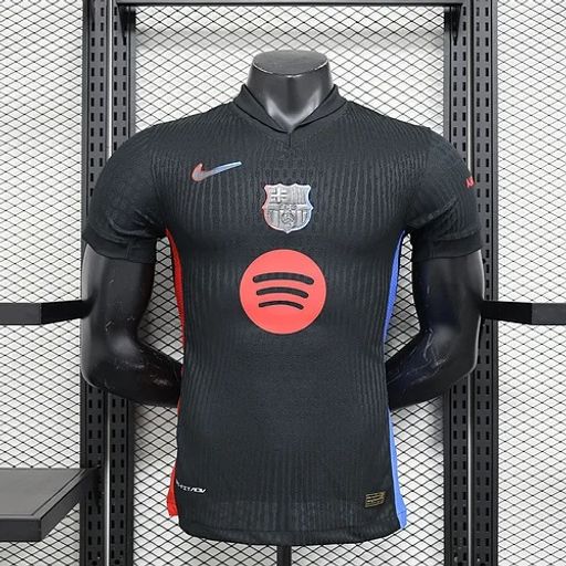 FC Barcelona 2024-25 Black Professional Jersey | Custom Name & Number | La Liga & UCL