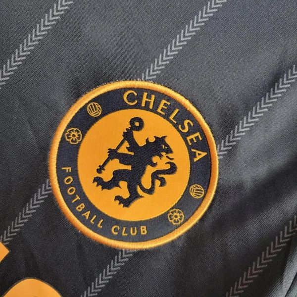 Chelsea FC 2010-2011 Retro Away Short Sleeve Jersey #11 Drogba Personalized PL Patch