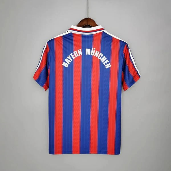 Bayern Munich 1995-1997 Retro Home Short Sleeve Jersey Personalized Rare Collector Klinsmann Scholl Matthaus