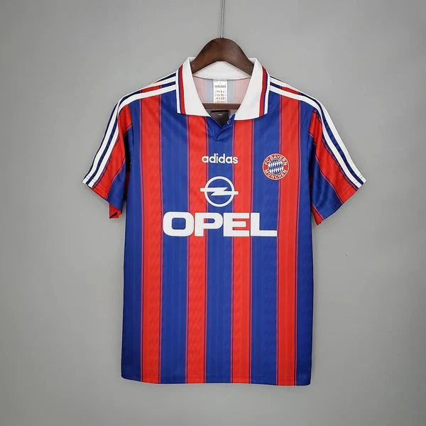 Bayern Munich 1995-1997 Retro Home Short Sleeve Jersey Personalized Rare Collector Klinsmann Scholl Matthaus