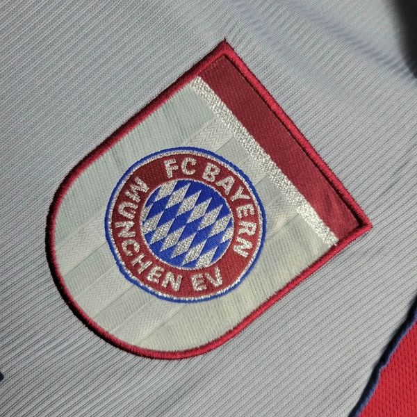 Bayern Munich 1998-1999 Retro Away Short Sleeve Jersey Personalized Rare Collector Elber Effenberg Kahn