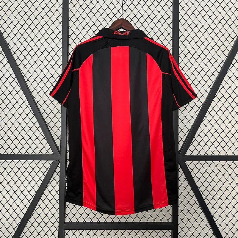 Retro AC Milan 2001-02 Home Jersey Short Sleeve Custom