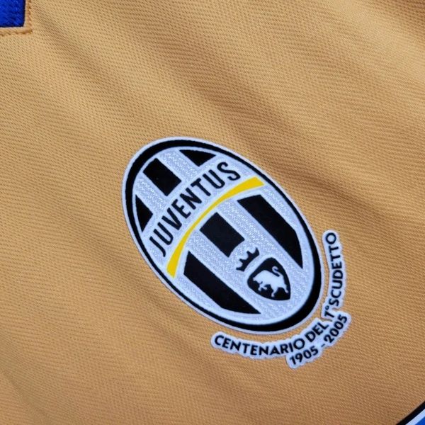 Juventus 2005-2006 Retro Third Short Sleeve Jersey Personalized Serie A UCL Patch Rare