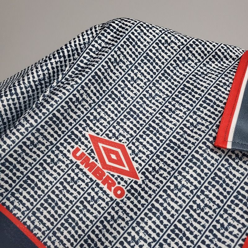 Manchester United 1995-1996 Retro Away Short Sleeve Jersey Personalized Rare Cantona Return Double