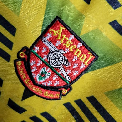 Arsenal FC 1992-1993 Retro Away Jersey | Vintage Short Sleeve "Bruised Banana" Football Shirt Fan Edition