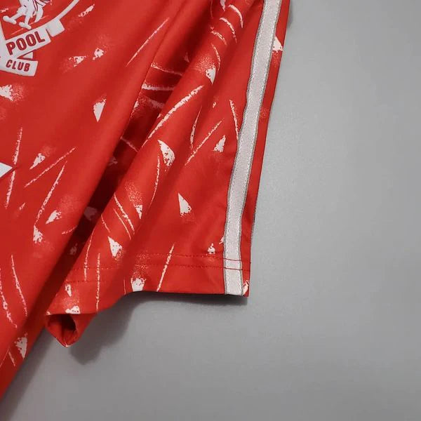 1989-1991 Liverpool Retro Red Home Short Sleeve Jersey Classic Kit