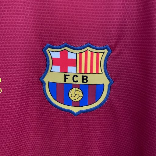 FC Barcelona 2008-09 Retro UCL Final Home Long Sleeve Jersey | #10 Lionel Messi