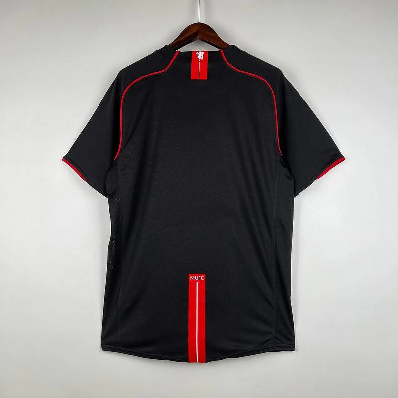 Manchester United 2007-2008 Retro Away Short Sleeve Jersey Personalized PL UCL Patch Rare