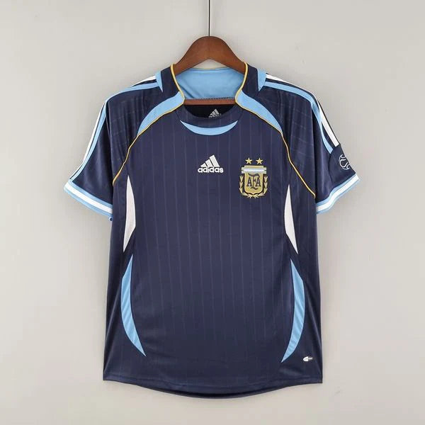 Argentina 2006 World Cup Away Retro Short Sleeve Jersey Personalized S-2XL