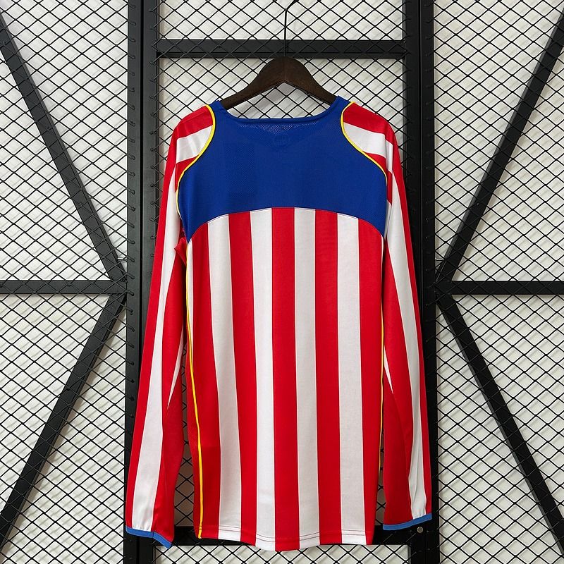 Atlético Madrid 2004-05 Retro Home Jersey | Long Sleeve | S–2XL