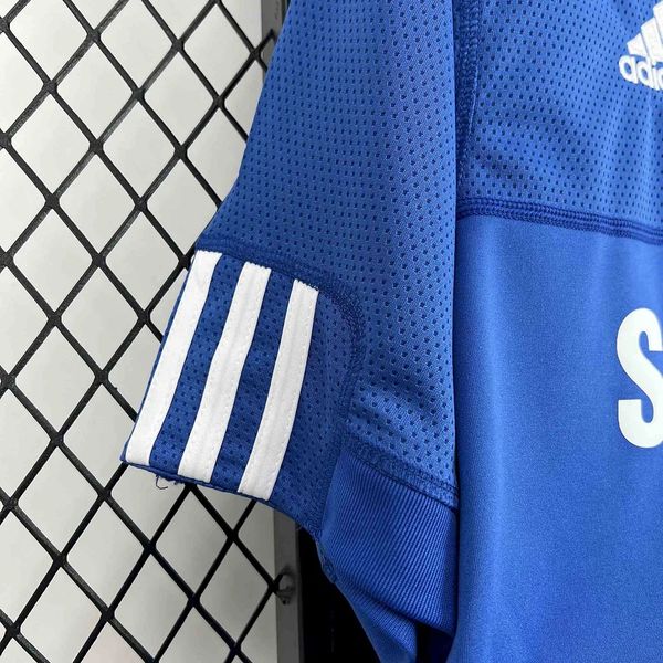 Chelsea FC 2009-2010 Retro Home Short Sleeve Jersey UCL PL Patch Personalized Rare