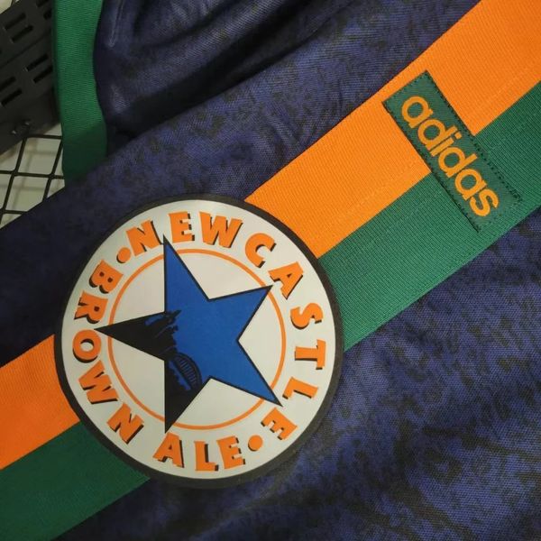 Newcastle United 1997-1998 Retro Away Short Sleeve Jersey Personalized Rare Collector