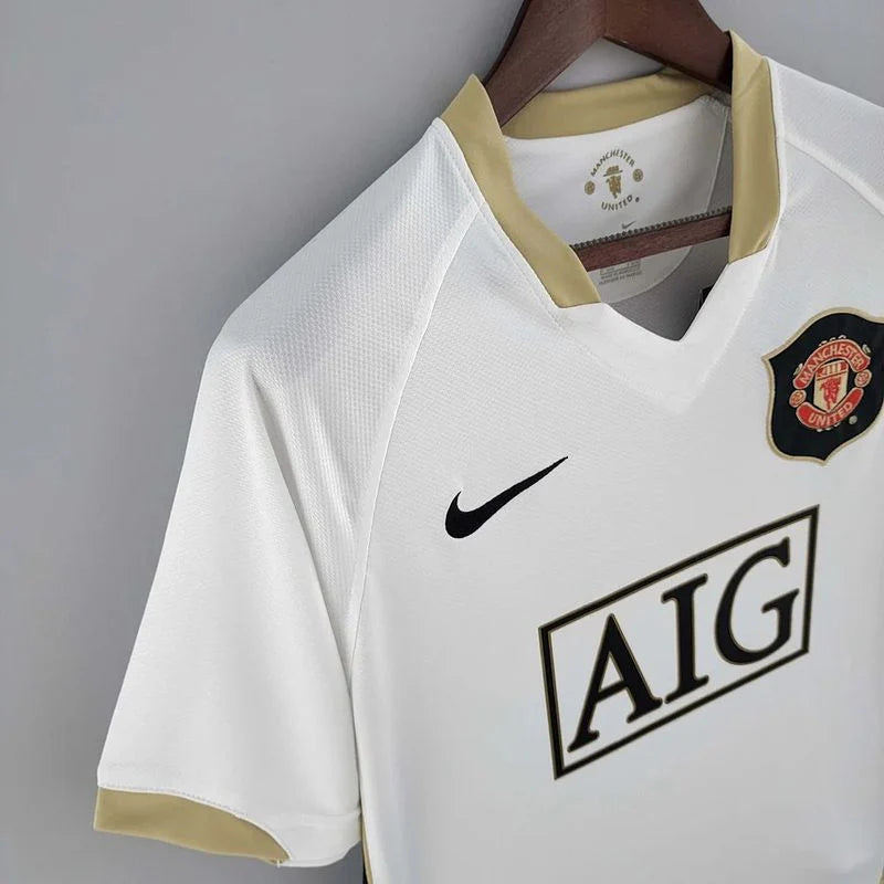 Manchester United 2006-2007 Retro Away Short Sleeve Jersey #7 Ronaldo Personalized UCL Rare