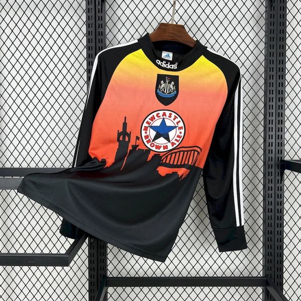 Newcastle United 1996-1997 Retro Goalkeeper Long Sleeve Jersey Personalized Rare Shearer Ginola Keegan