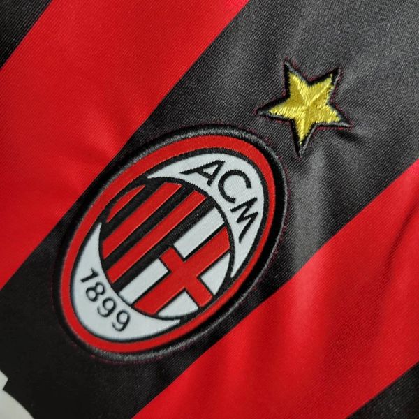 Retro AC Milan 2006-07 Home Jersey Long Sleeve #99 Ronaldo