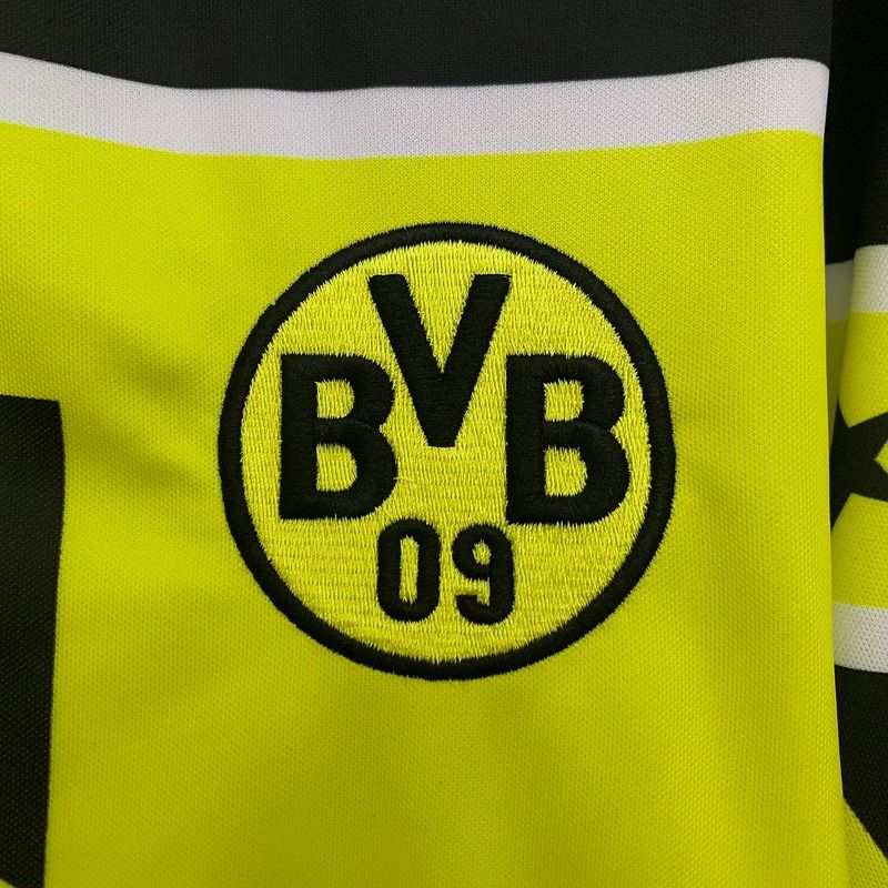 Borussia Dortmund 1996-1997 Green Retro Jersey