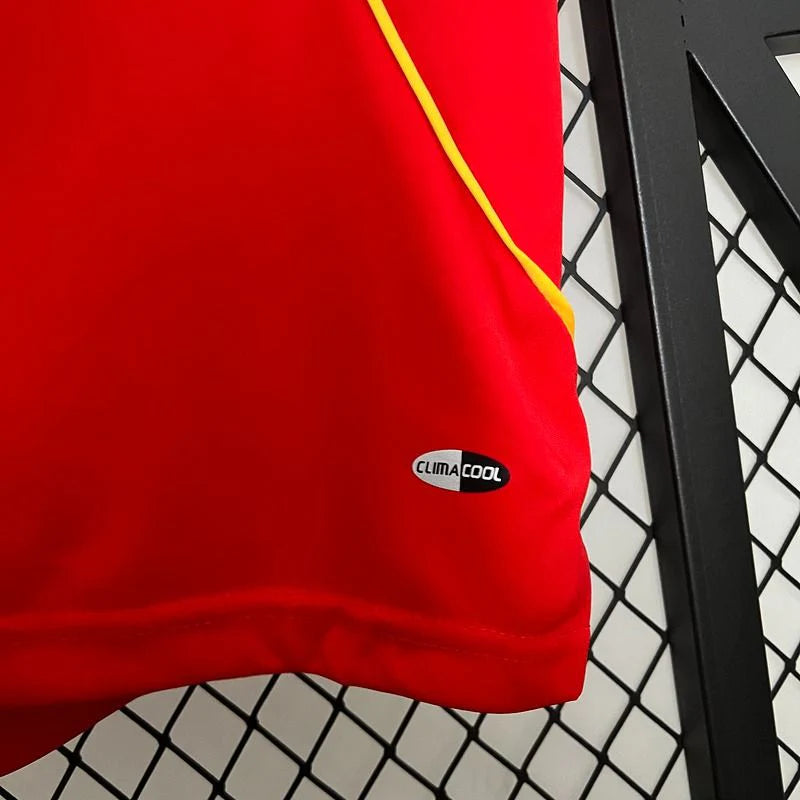 Spain 2008 Euro Championship Retro Home Short Sleeve Jersey Euro Patch Personalized Rare