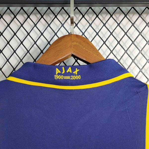 Retro Ajax 2000-01 Away Jersey Short Sleeve Custom