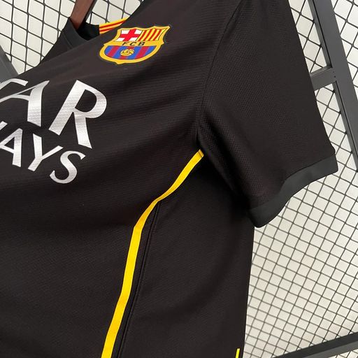FC Barcelona 2013-14 Retro Black Away Jersey | #10 Lionel Messi | La Liga & UCL
