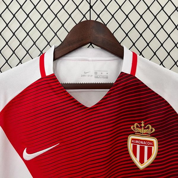 Retro AS Monaco 2016-17 Home Jersey #9 Falcao Ligue 1