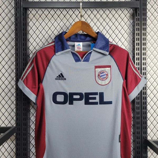 Bayern Munich 1998-1999 Retro Away Short Sleeve Jersey Personalized Rare Collector Elber Effenberg Kahn