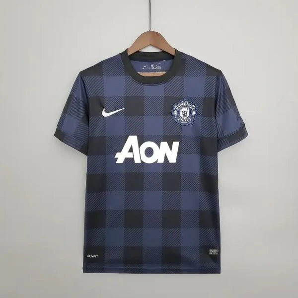 Manchester United 2013-2014 Retro Away Short Sleeve Jersey #20 Van Persie Personalized PL Rare