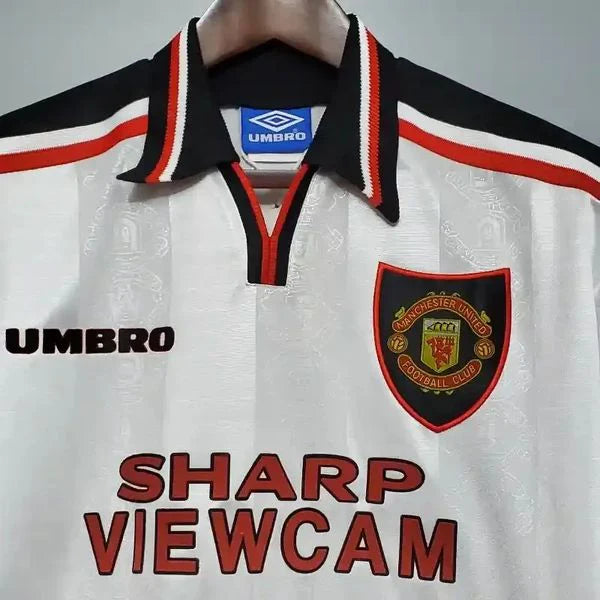 Manchester United 1997-1998 Retro Away Short Sleeve Jersey Personalized Rare Collector