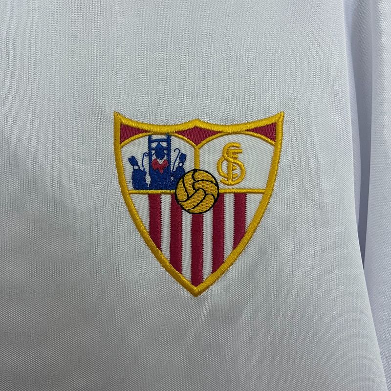 Sevilla FC 1987-1990 Retro Home Short Sleeve Jersey #8 Almeyda Personalized La Liga Patch