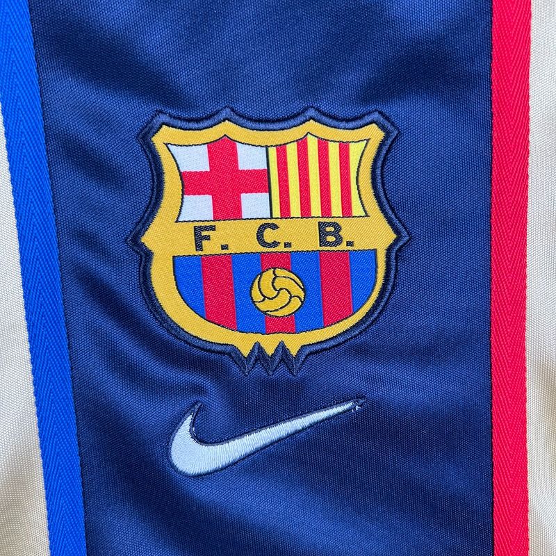 FC Barcelona 2001-02 Retro Away Jersey | Custom Name & Number | La Liga & UCL