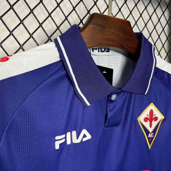 Retro Fiorentina 1998-99 Home Jersey Short Sleeve Custom