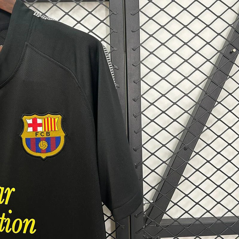 FC Barcelona 2011-12 Retro Black Away Jersey | #10 Lionel Messi | La Liga & UCL