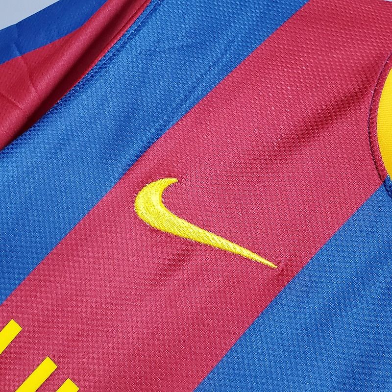 FC Barcelona 2010-11 Retro Home Jersey | #7 David Villa | La Liga & UCL