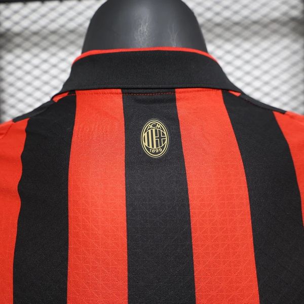 AC Milan 125th Anniversary Jersey Short Sleeve Serie A Patch