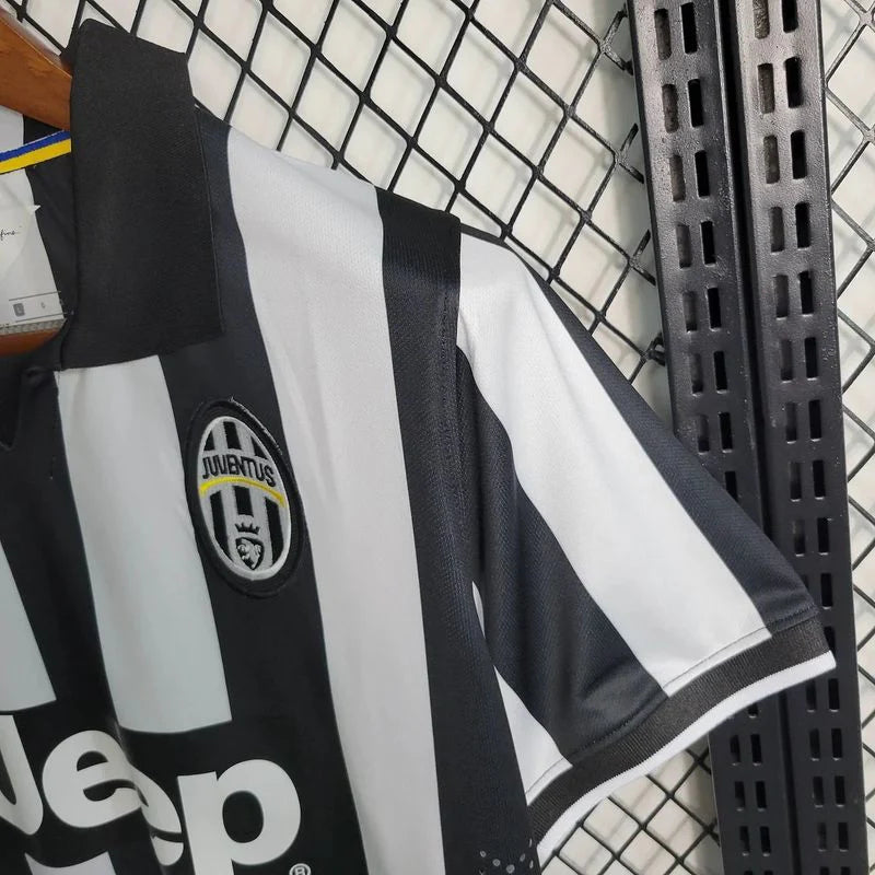 Juventus 2014-2015 Retro Home Short Sleeve Jersey UCL Serie A Patch Personalized Rare