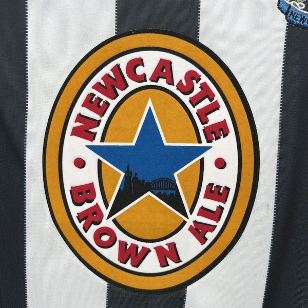 Newcastle United 1999-2000 Retro Home Short Sleeve Jersey Premier League Patch Personalized Rare