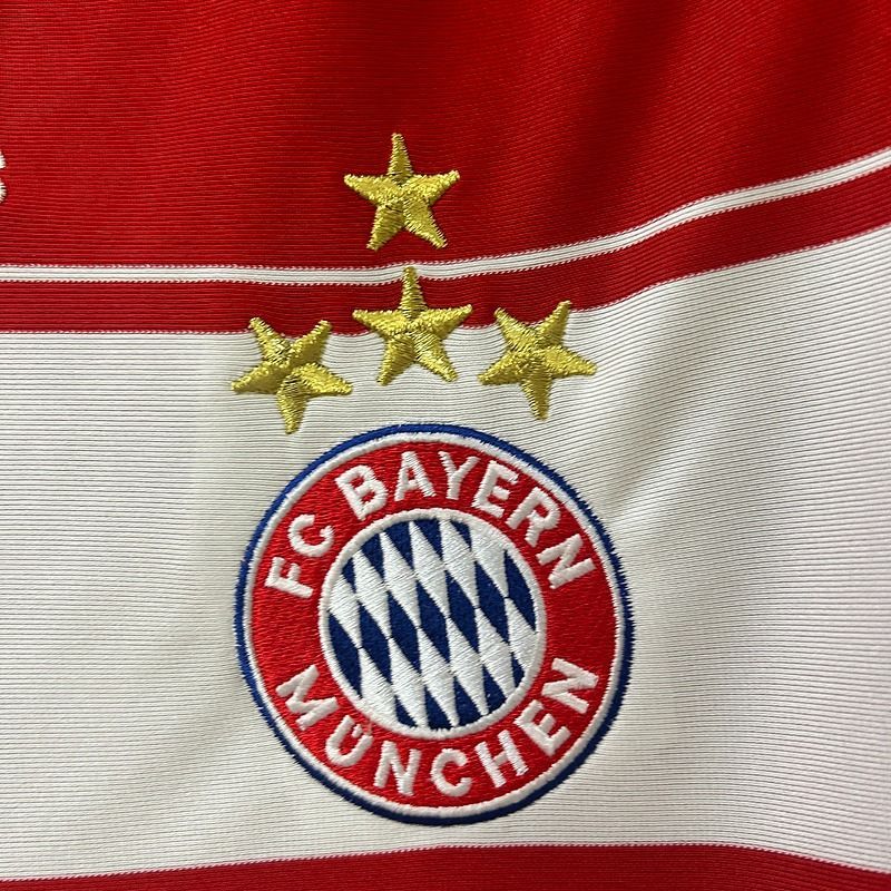 Bayern Munich 2007-2008 Retro Home Short Sleeve Jersey #7 Ribery Bundesliga Patch Personalized Rare