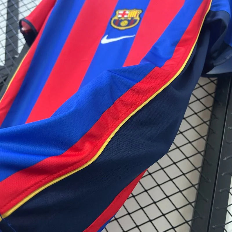 FC Barcelona 2001-02 Retro Home Jersey | #7 Javier Saviola | La Liga & UCL