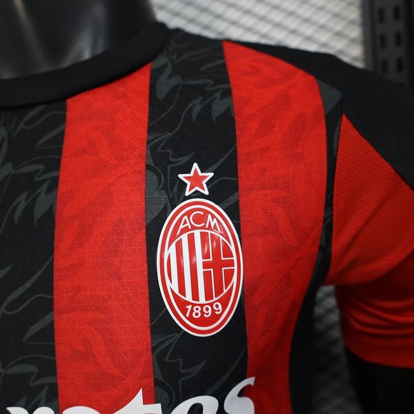 AC Milan 2025-26 Home Jersey Short Sleeve #10 Leao
