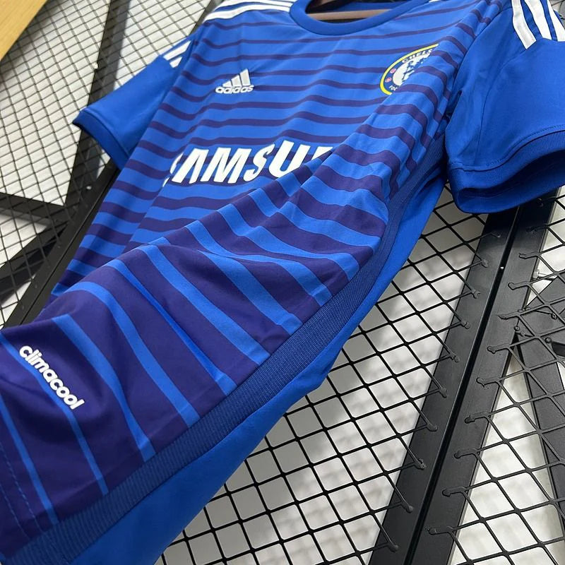 Chelsea FC 2014-2015 Retro Home Short Sleeve Jersey #19 Diego Costa Personalized PL Patch Rare