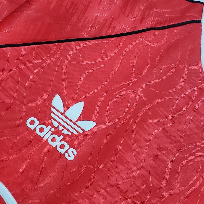 Manchester United 1990-1992 Retro Home Short Sleeve Jersey Rare Collector Ferguson Era