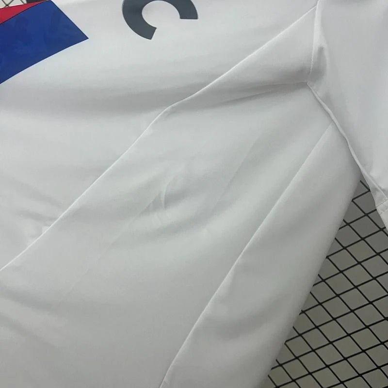 Olympique Lyonnais 2010-2011 Retro Home Short Sleeve Jersey Personalized Ligue 1 UCL Patch