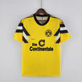 Borussia Dortmund 1989 Retro Yellow Home Short Sleeve Jersey Personalized Rare Collector