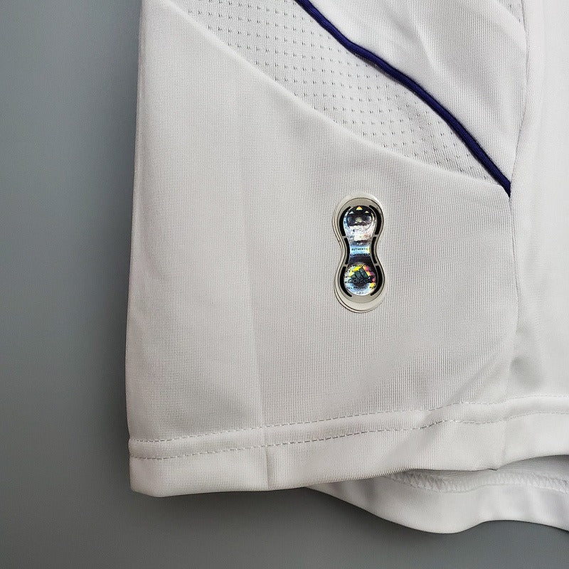 2007/08 Real Madrid Retro Home White Jersey La Liga Patch Personalized