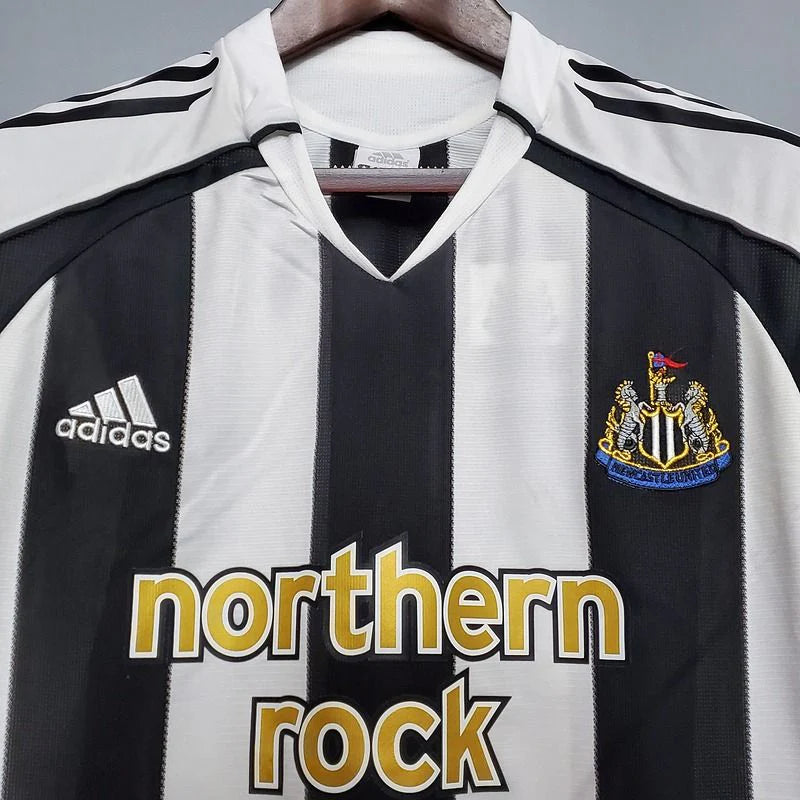 Newcastle United 2005-2006 Retro Home Short Sleeve Jersey #5 Emre Premier League Patch Personalized Rare