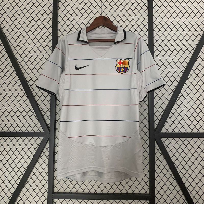 FC Barcelona 2003-04 Retro Away Jersey | Custom Name & Number | La Liga & UCL