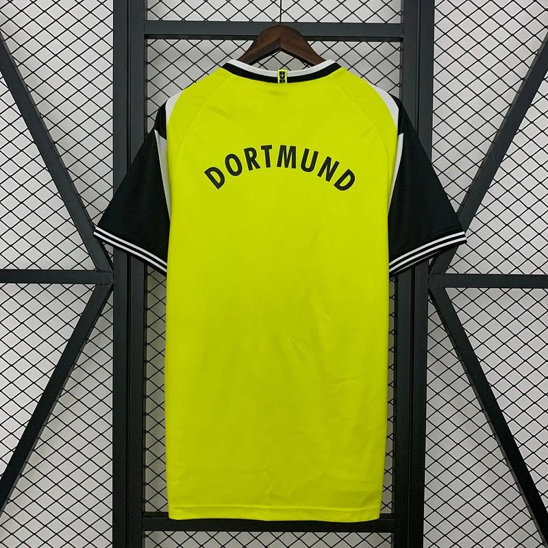 Borussia Dortmund, BVB, Bundesliga, 1995-1996, Home Jersey, Retro Jersey, Short Sleeve, Personalized Jersey