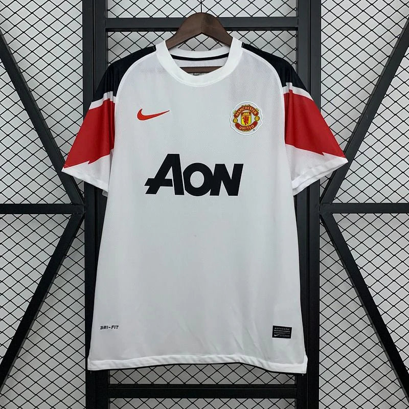 Manchester United 2010-2011 Retro Away Jersey #17 Nani Personalized PL Patch Rare