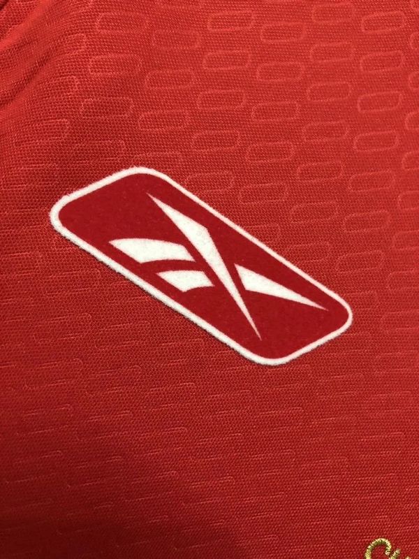 2004-2005 Liverpool Retro Red Home Short Sleeve Jersey #4 Hyypia Personalized PL Patch