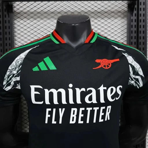 Arsenal FC 2024-2025 Authentic Away Jersey | Custom Name & Number Men's Match Shirt - Short Sleeve Labrum London Edition with Optional UCL or Premier League Patches